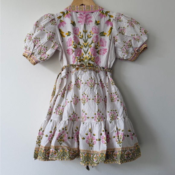 A loves a Cotton Floral Dress Easter Church Picture Day Recital Girls S - Picture 5 of 9